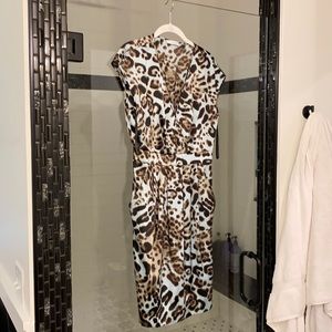 Animal Print Semi-Formal Dress